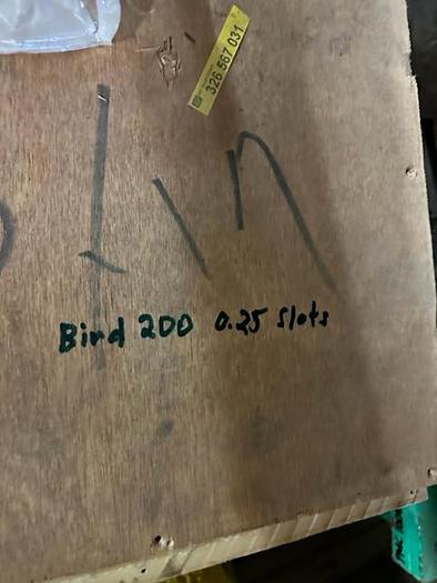 Voith Bird 200 with .025 Slotted Basket