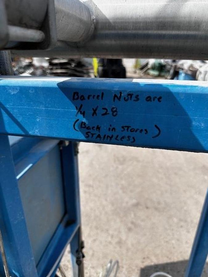 Used AES Eaton 4 Bank tubular Backwash Filter with Controls