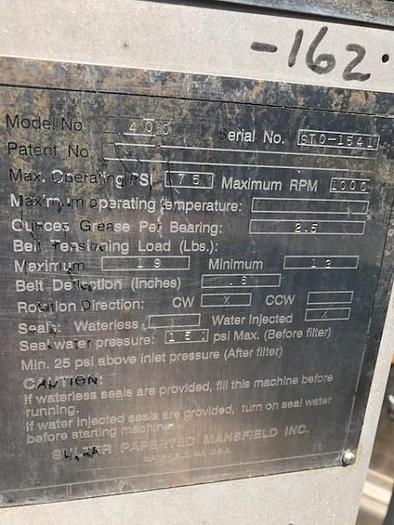 Used Voith Sulzer Bird 400 Omni-Screen – SOLD!