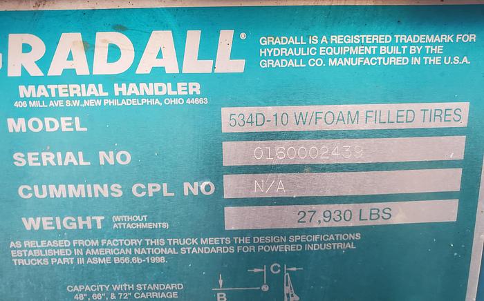 Used 2006 GRADALL 534D10 45