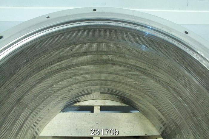 Used Fiberprep CH7 Pressure Screen Basket, Ch7, .010 Slots, 6 Slots Per Inch #23170