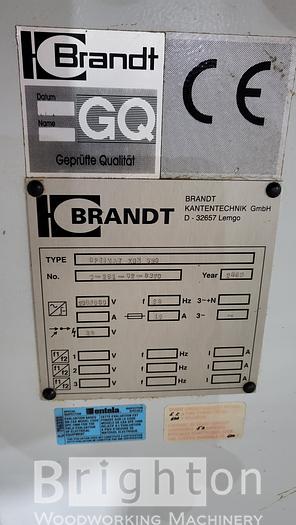 Used 2003 Homag Brandt Optimat KDN330 Used Edgebander #BM2415