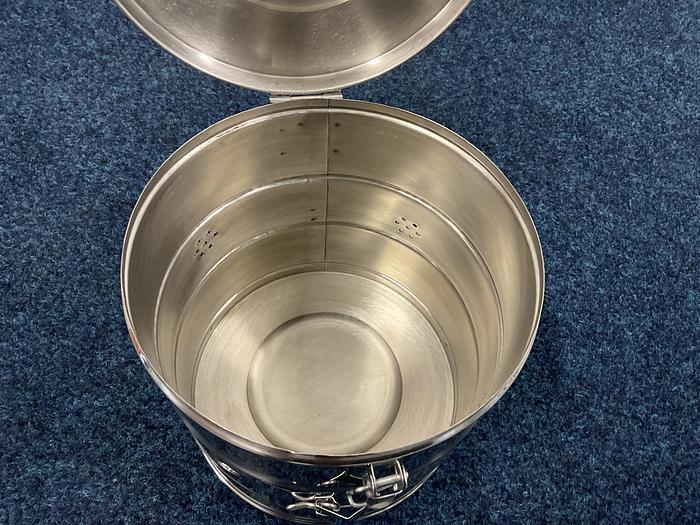 Stainless Steel Sterilisation Drum 230 x 230mm