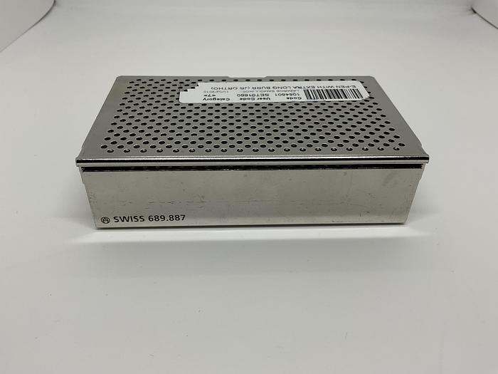 Used Synthes stainless steel case 689.887