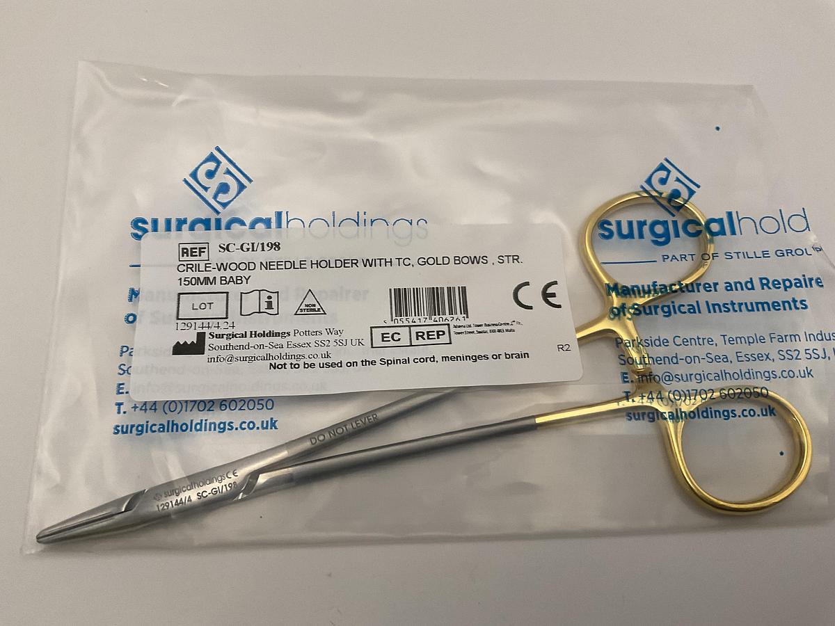 Surgical holdings Crile Wood TC 150mm
