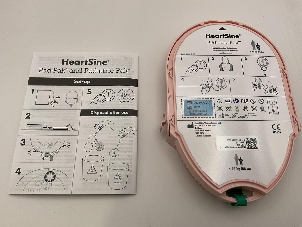Heartsine Samaritan Paediatric Pad Pak
