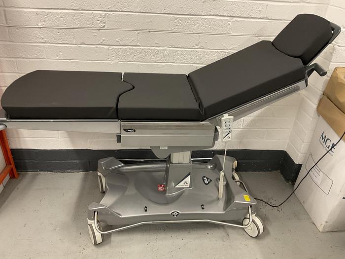 Used 2015 Anetic Aid Powered Mobile Surgery Trolley with mattress QA4