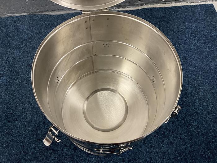Stainless Steel Sterilisation Drum 300 x 300mm