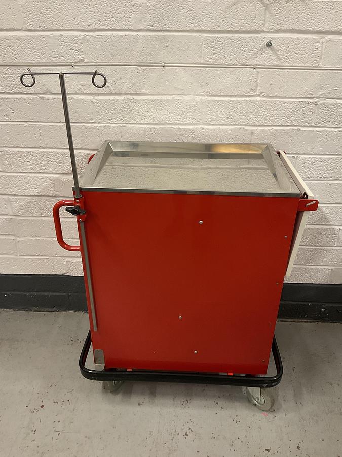 Used Bristol Maid Resus trolley