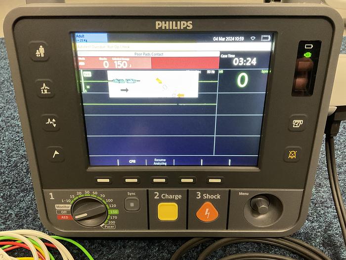 Used 2020 Philips Heartstart Defibrillator Intrepid