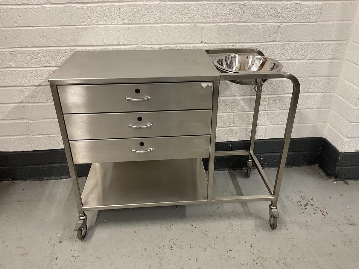 Used Bristol Maid  3 Drawer with Bowl Stand