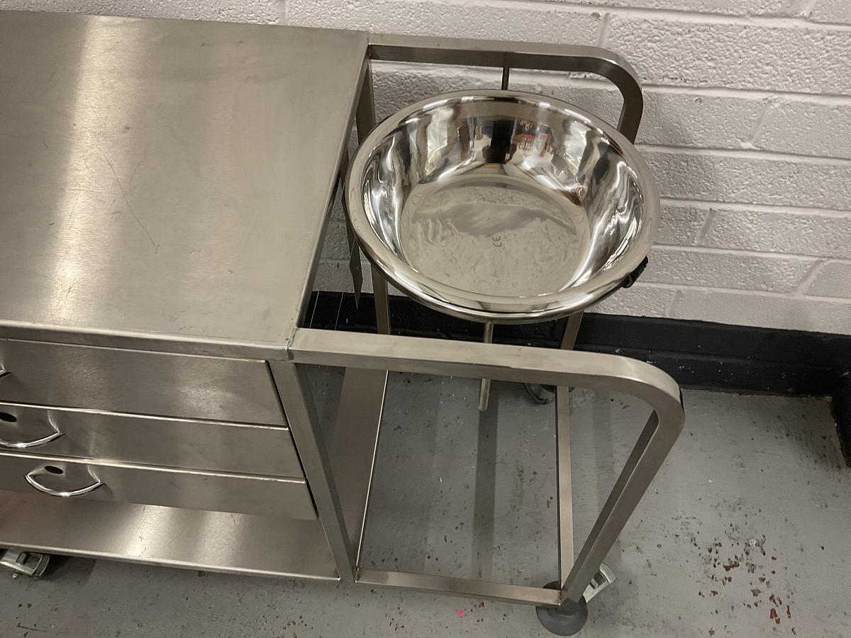 Used Bristol Maid  3 Drawer with Bowl Stand