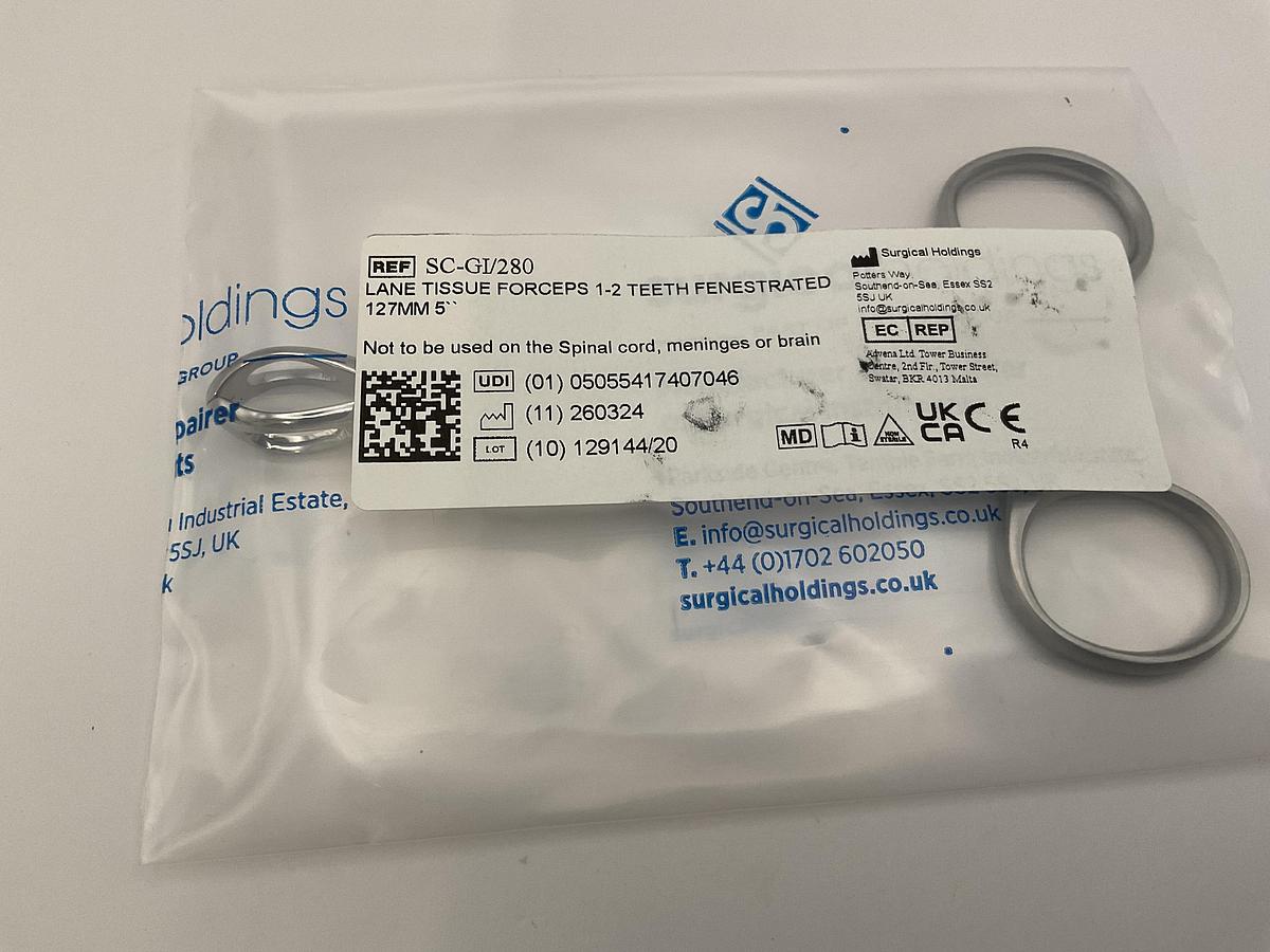 Surgical holdings Lanes 1 in 2 Teeth 130mm