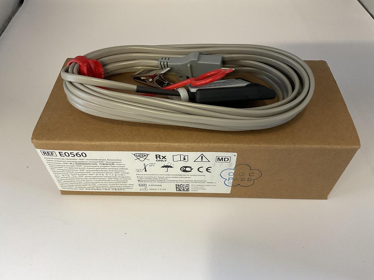 Valleylab E0560 REM Patient Return Electrode Cable