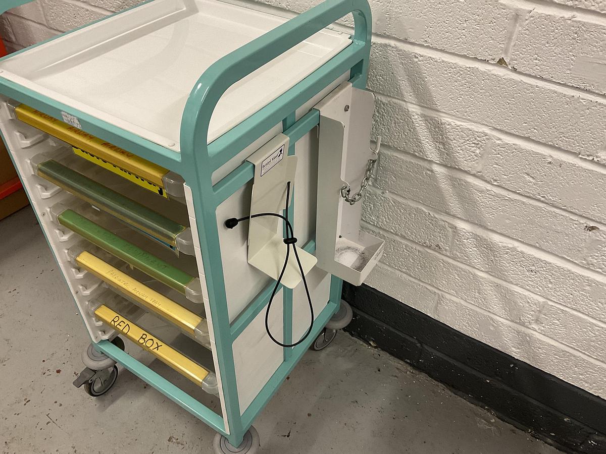 Used Bristol Maid Gratnells  5 drawer