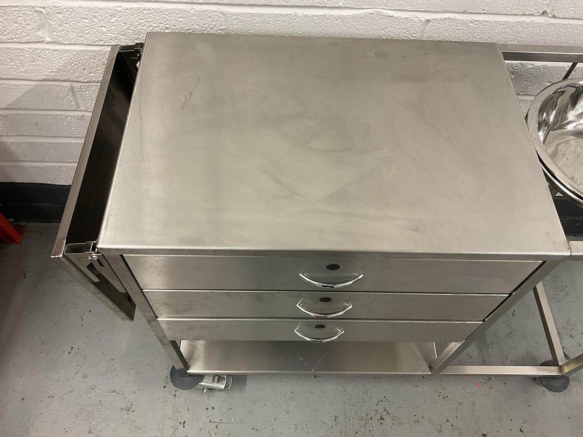 Used Bristol Maid  3 Drawer with Bowl Stand