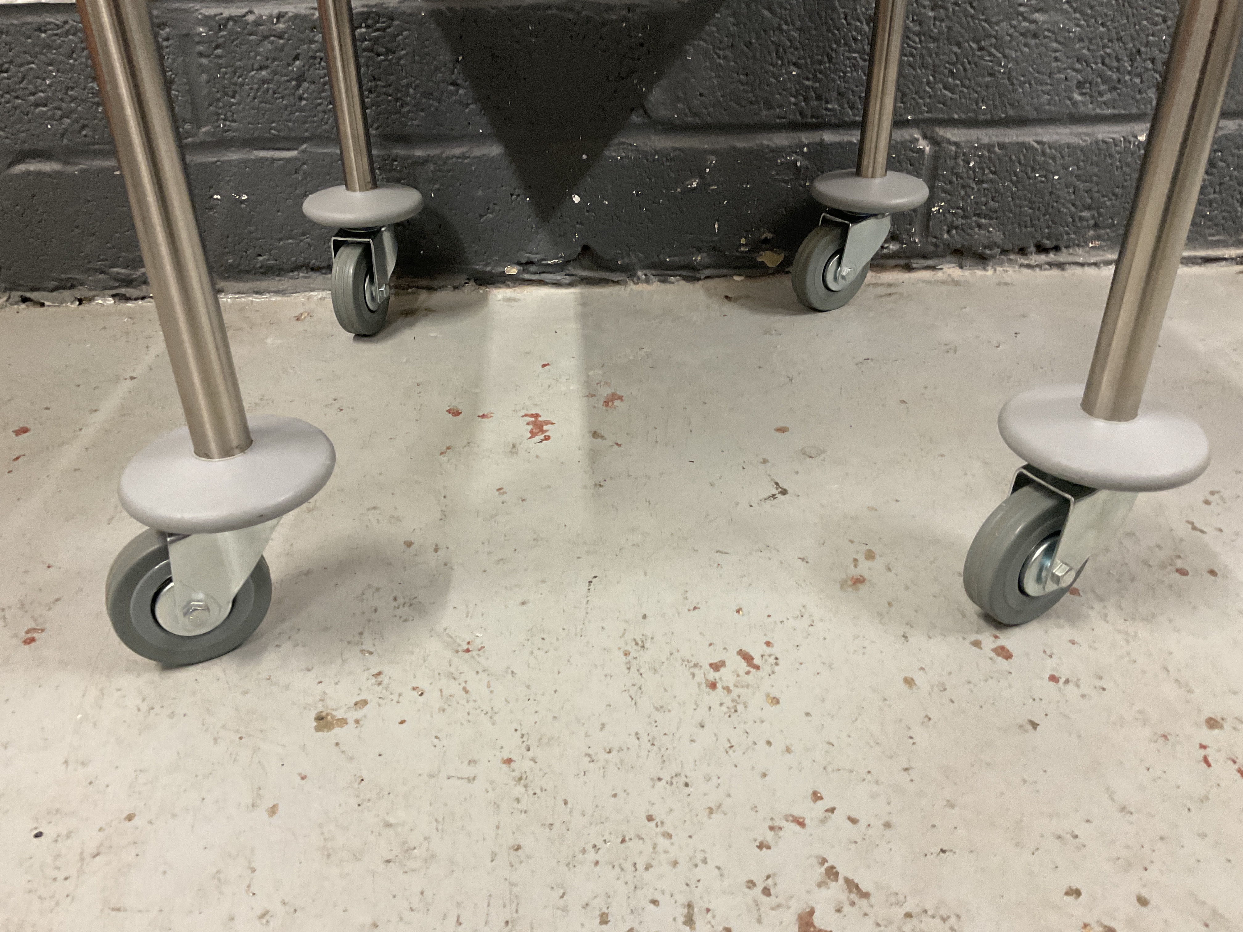 Used 450 x 450mm Stainless Steel Trolley