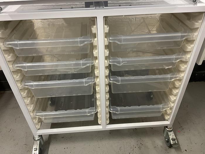 Used Bristol Maid Gratnells trolley 8 drawer