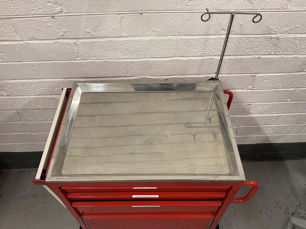 Used Bristol Maid Resus trolley