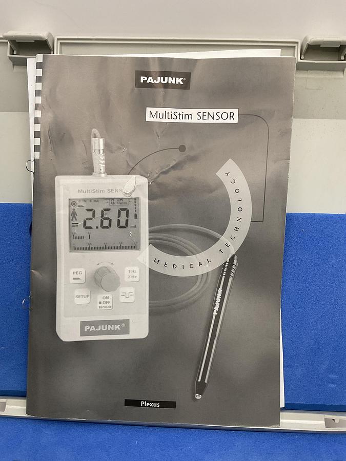 Used Pajunk Multistim Sensor Nerve Stimulator