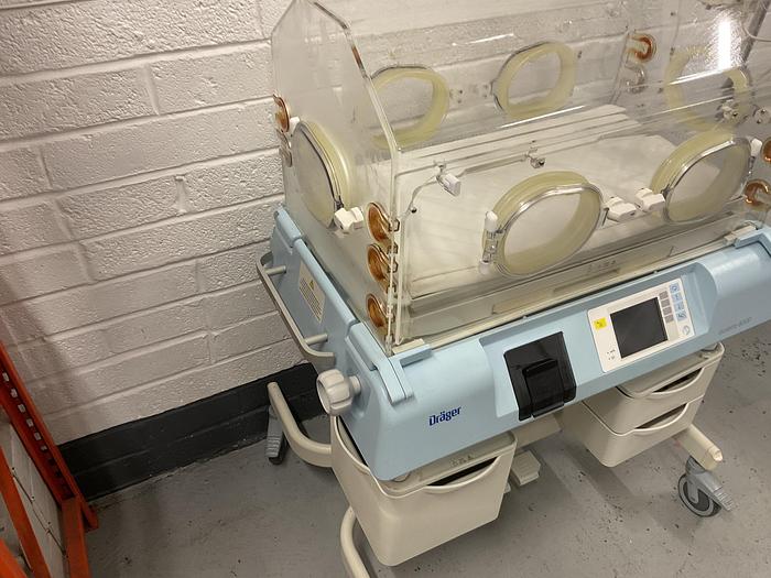 Used Draeger Baby Incubator Isolette 8000