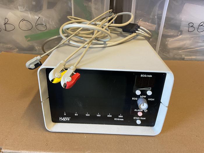 Used S and W Diascope ECG Monitor