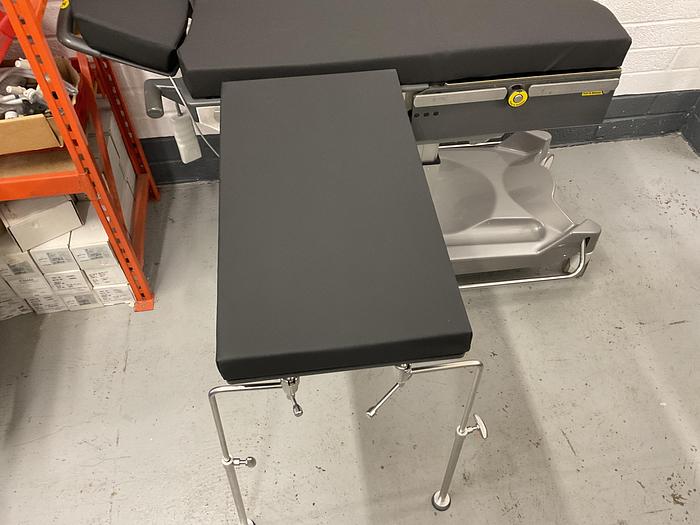 Arm table with twin leg Support