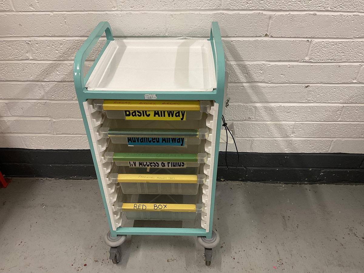 Used Bristol Maid Gratnells  5 drawer