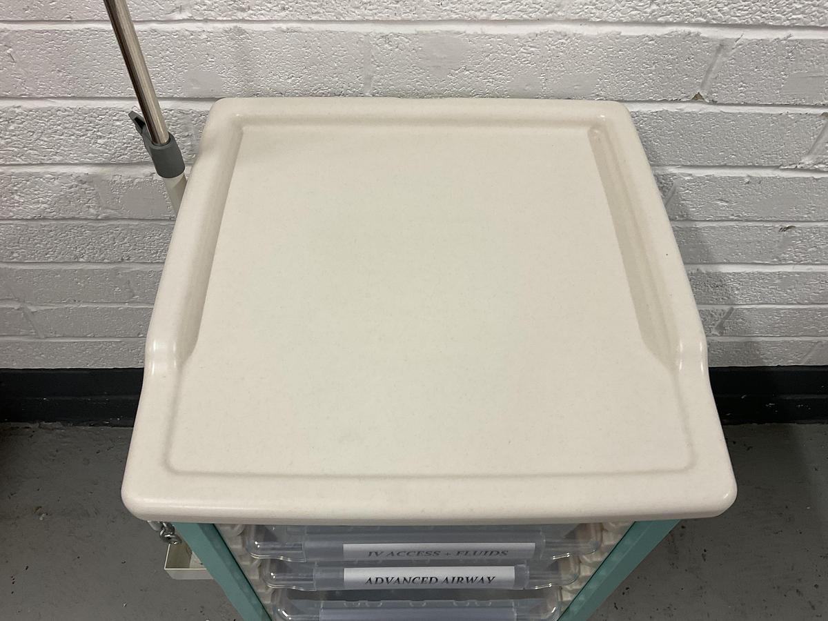 Used Bristol Maid Gratnells trolley 5 drawer