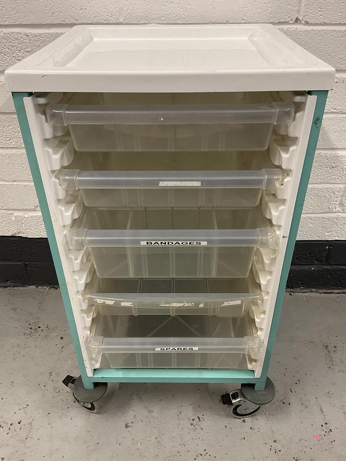 Used Bristol Maid Gratnells 5 drawer