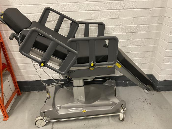 Used Anetic Aid Powered Mobile Surgery Trolley with mattress QA4