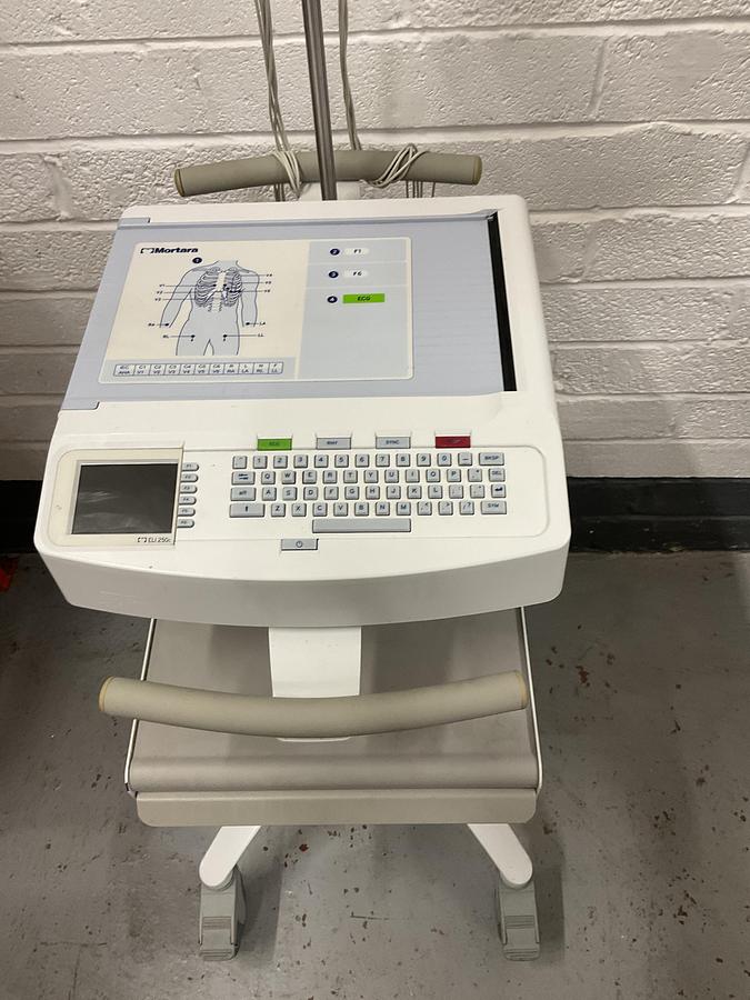 Used Burdick ELI250c ECG on trolley