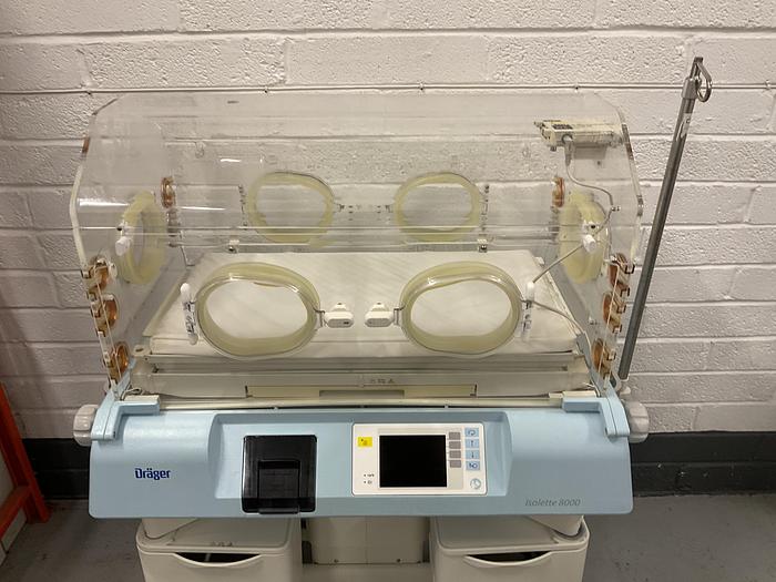 Used Draeger Baby Incubator Isolette 8000