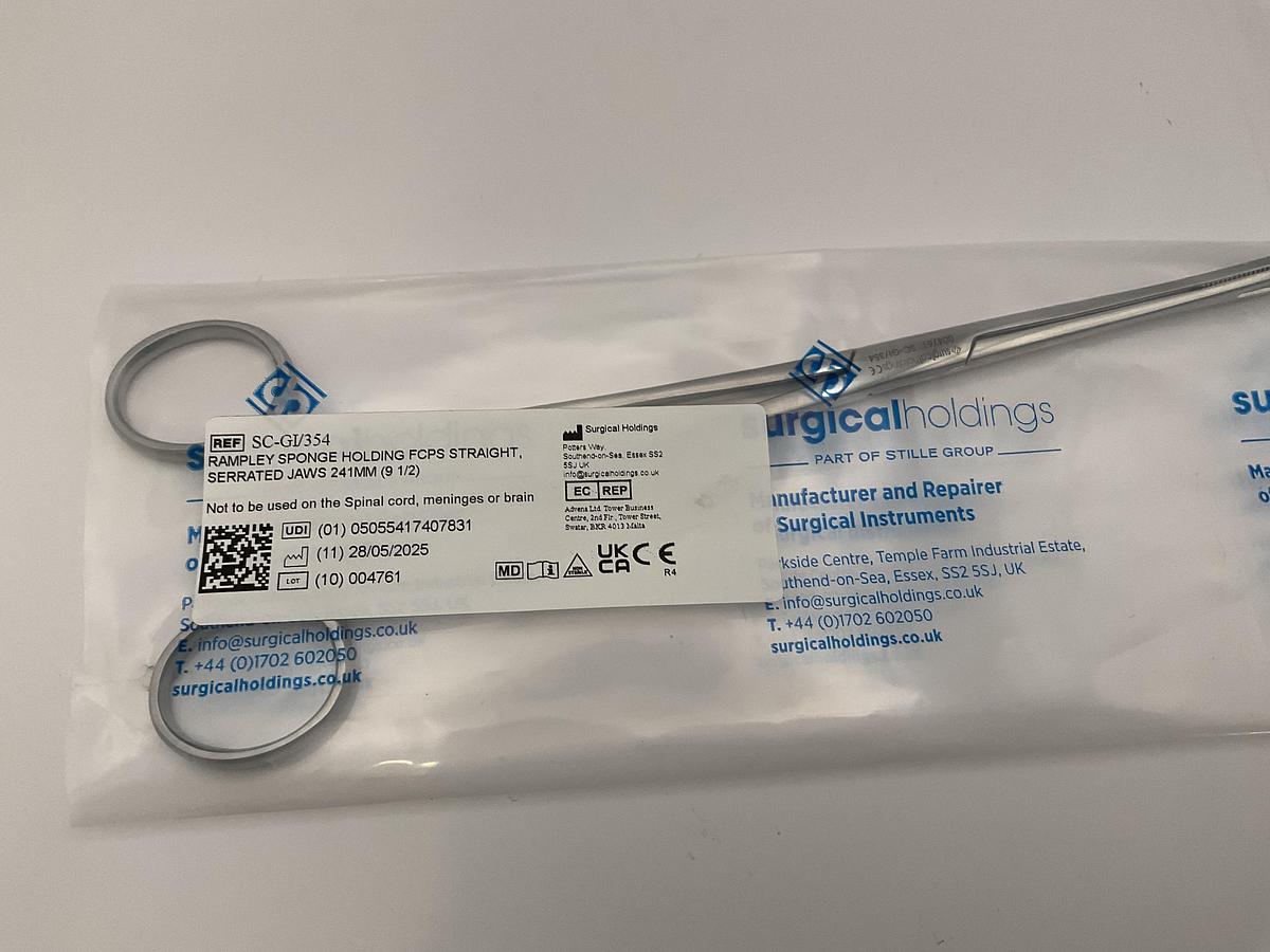 Surgical holdings Rampley 240mm