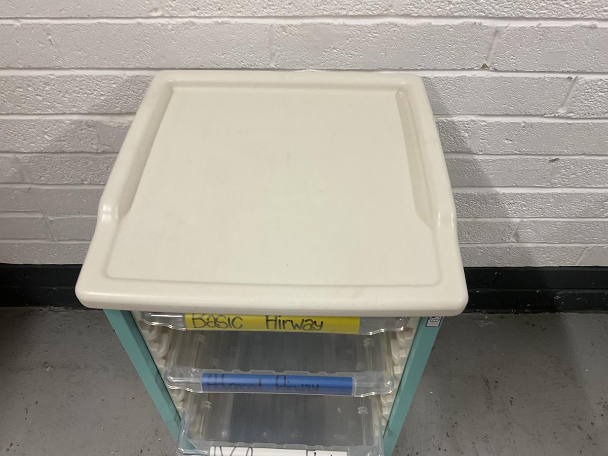 Used Bristol Maid Gratnells trolley 4 drawer