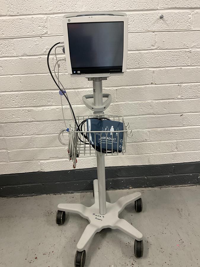 Used GE  Carescape B450 on mobile stand