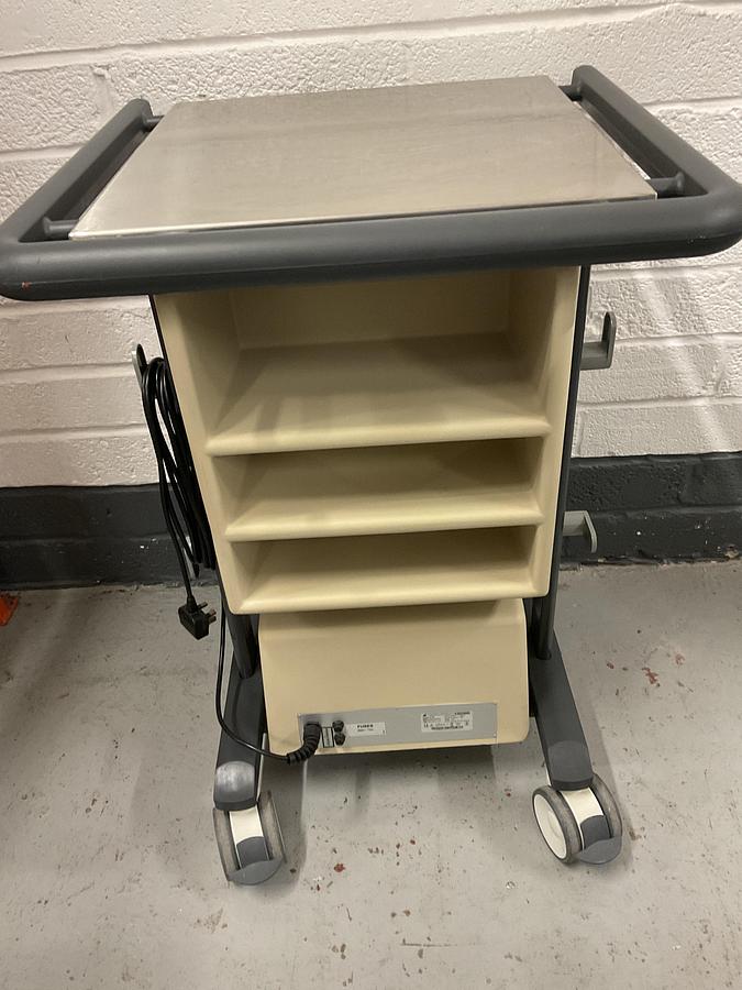 Used Eschmann 4 bottle suction trolley ST80