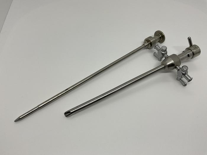 Used Aesculap Arthroscope 30 degree 4mm x 175mm with trocar PE505A
