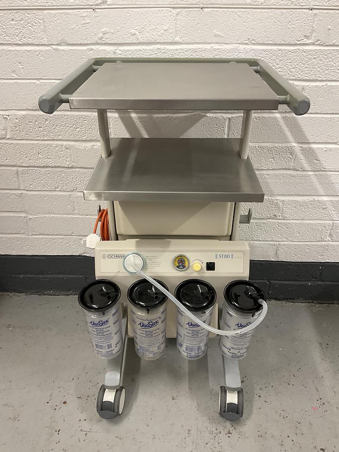 Refurbished Eschmann 4 bottle suction trolley  ST80