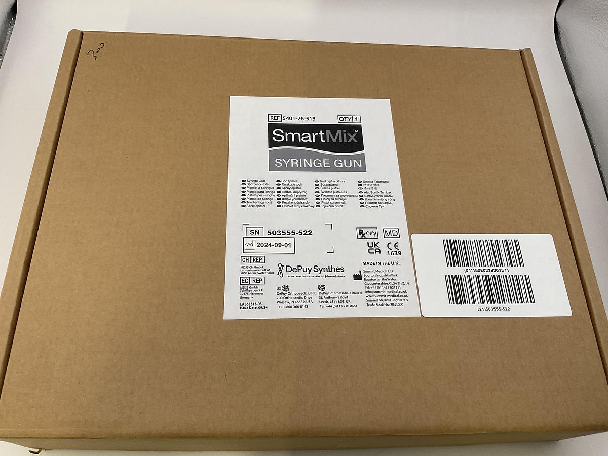 2024 Depuy Synthes 5401-76-513 SmartMix Syringe Gun