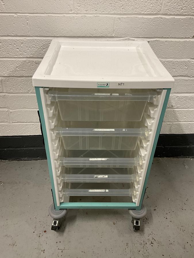 Used Bristol Maid Gratnells  5 drawer