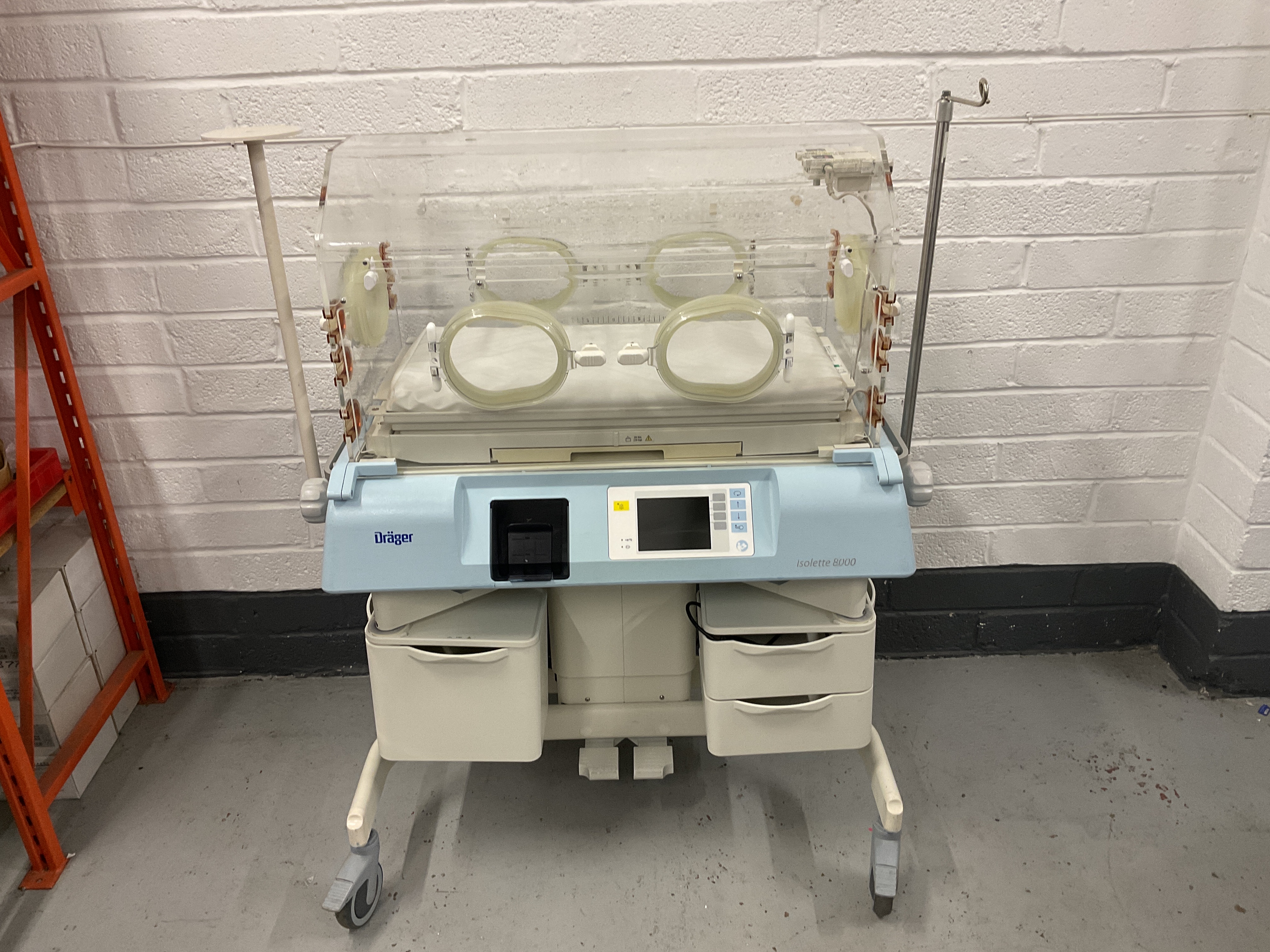 Used Draeger Baby Incubator Isolette 8000