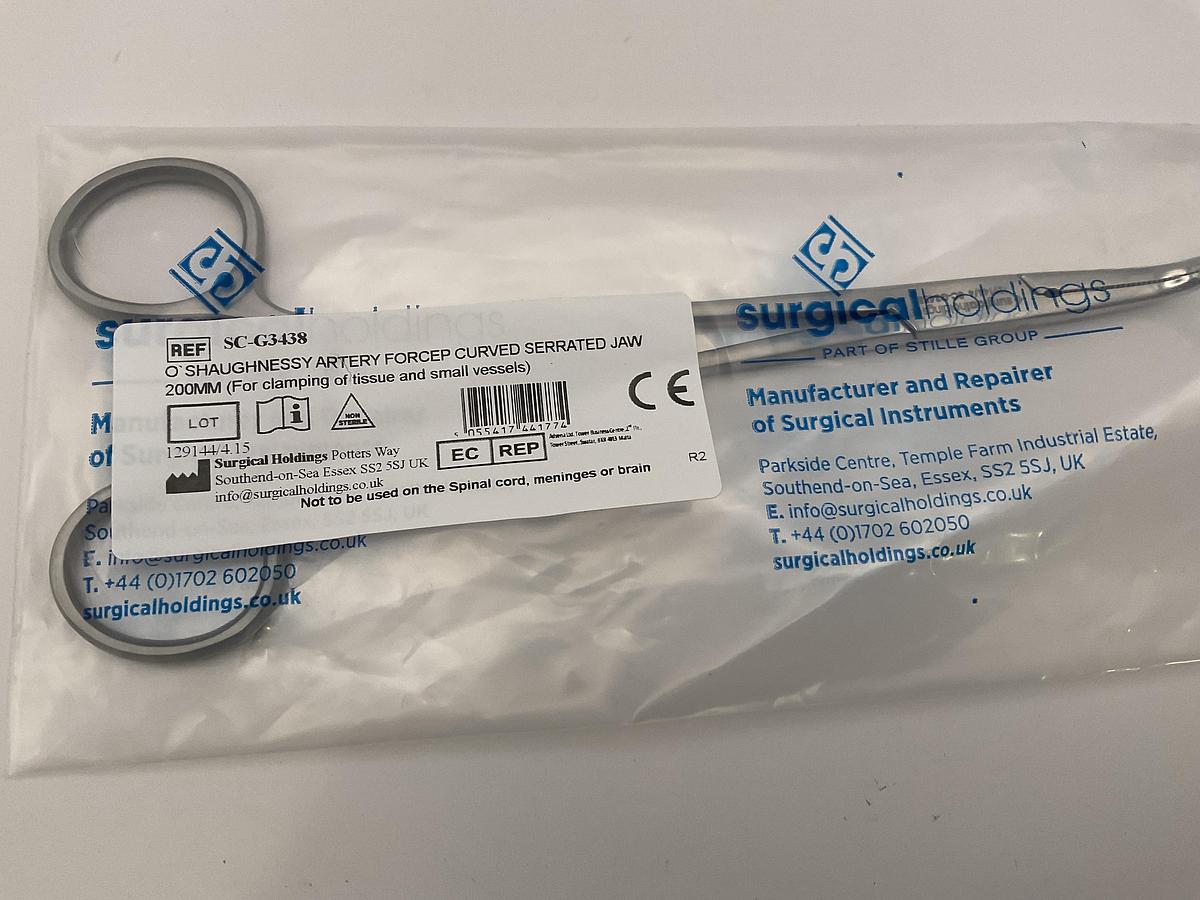 Surgical holdings O Shaugnessy Curved 200mm