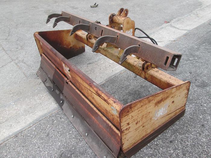 Used Gannon 80" Box Blade With Hydraulic Rippers