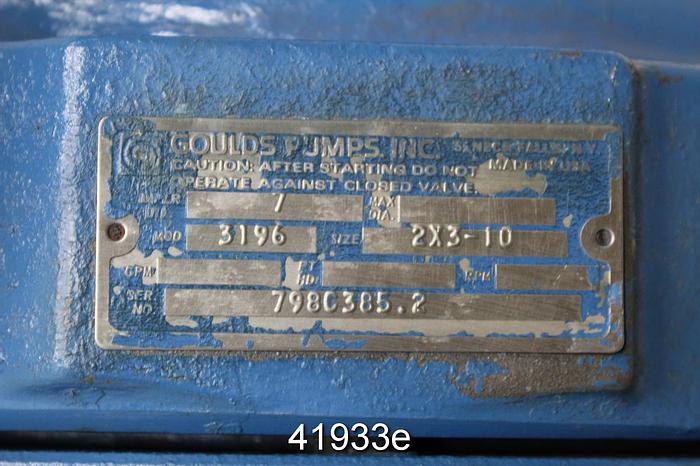 Used GOULDS 3196 #41933