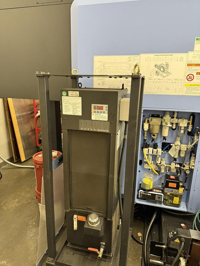 Used 2023 Doosan Mdl DVF-5000 5 Axis CNC Vertical Machining Center w/ 12 Pallet AWC, New Price $500,000