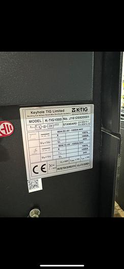 Used K-TIG MDl.K TIG1000 Digital inverter SMAW/TIG Arch Welding Machine