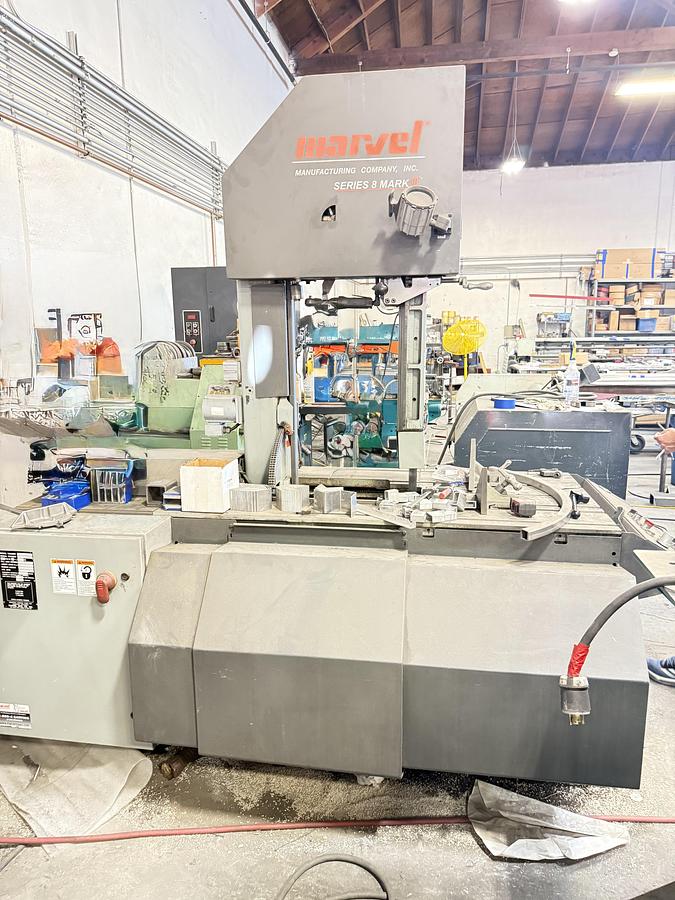 Used 2014 Marvel Mdl. 8-Mark-III Vertical Band Saw, s/n 841070
