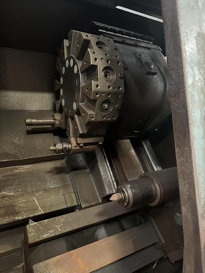 Used MORI SEIKI MDL. SL65B CNC LATHE, DUAL CHUCK,