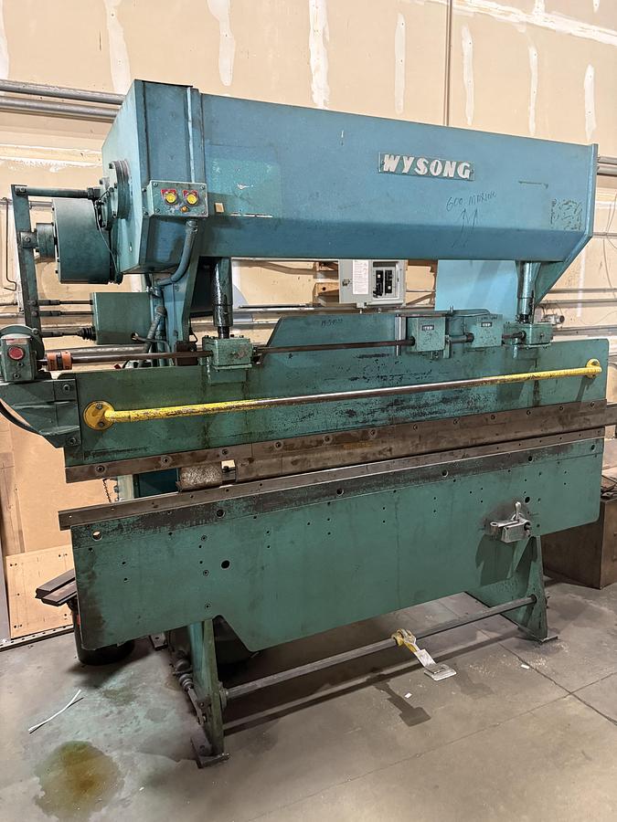 Used Wysong MDL 3596 Press Brake
